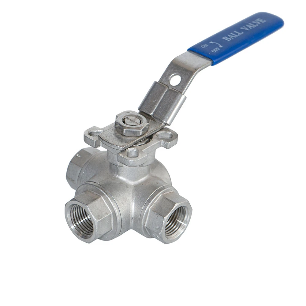 3-Way Ball Valve With Direct Mounting Pad
